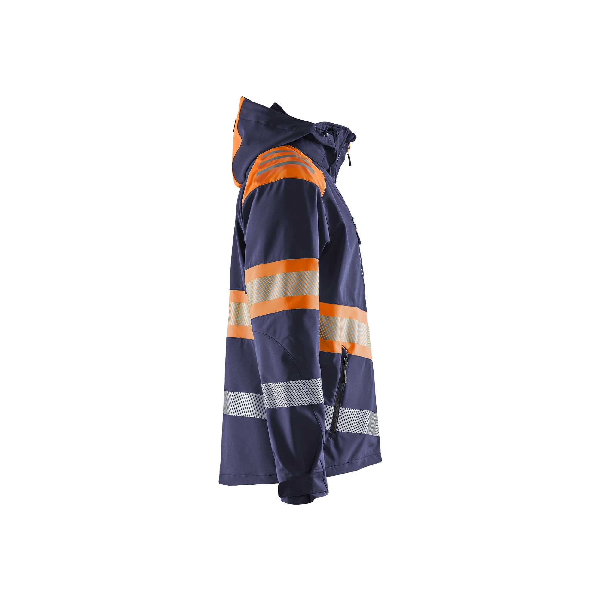 BLAKLADER 44942513 Hi Vis Softshell Jacket Softshell Work Jacket MEN - Waterproof